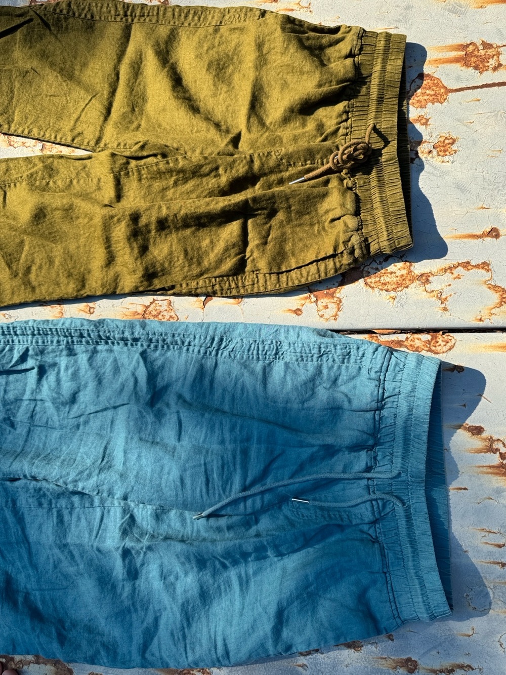 Quince 100% Linen Pants Bundle — Size Small (2 Pairs)
